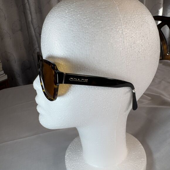 Coach Eyeglasses Frame HC8232-L1010 Women's Dark Tortoise Full Rim 56-17-140 - Picture 2 of 8